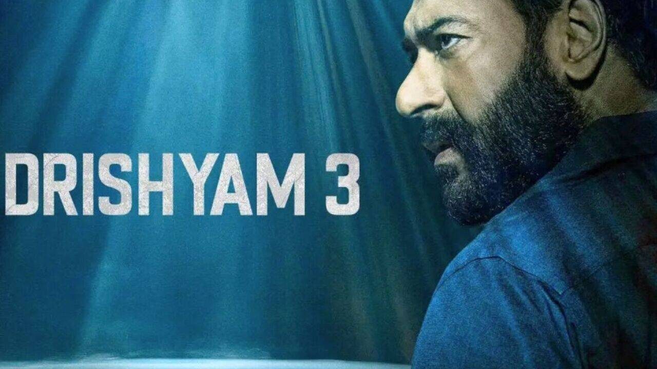 Ajay Devgn in Drishyam: The Conclusion promotional poster
