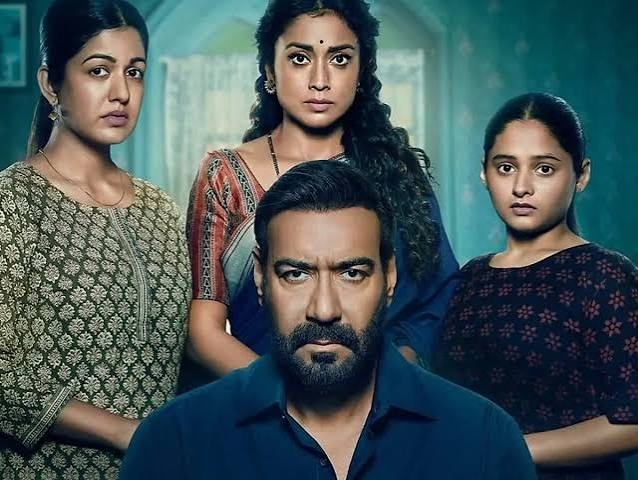 Theatrical poster of Drishyam: The Conclusion with Ajay Devgn