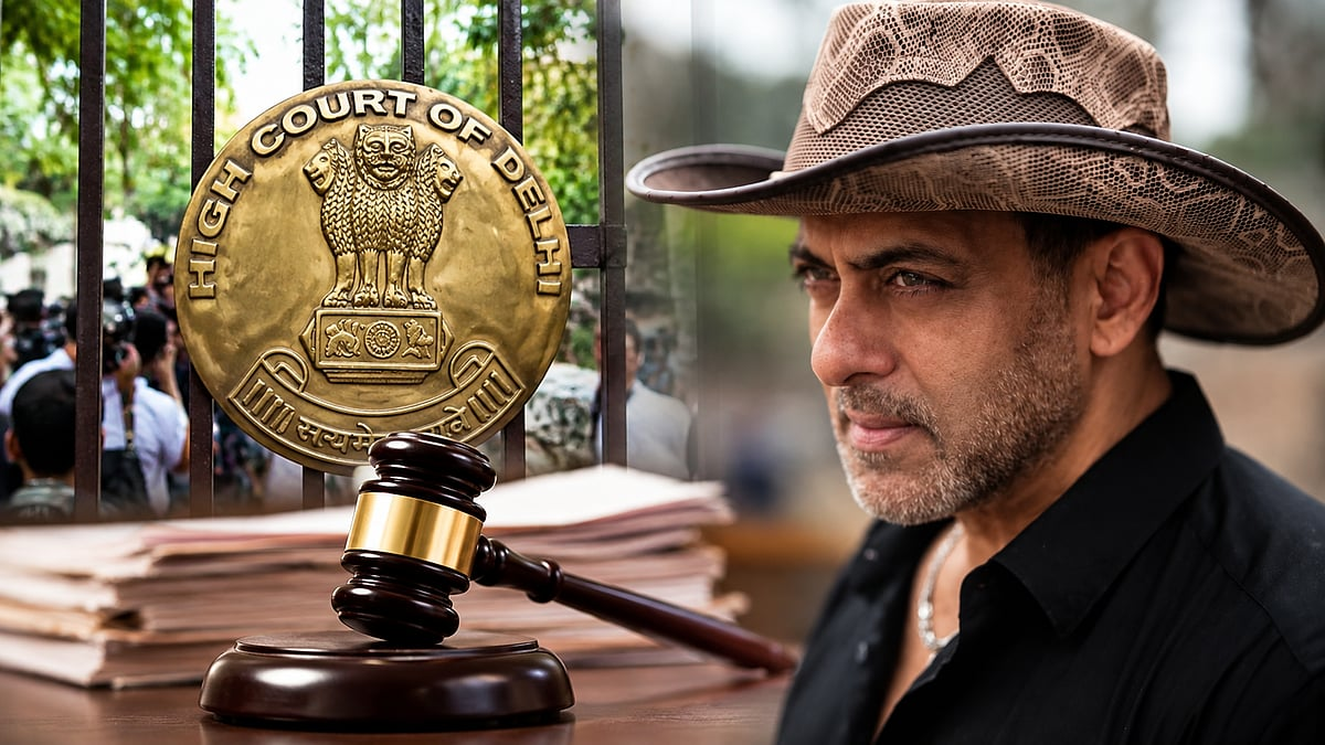 Court gavel and Bollywood film slate