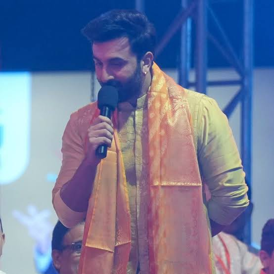Ranbir Kapoor at a film promotion event