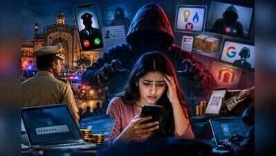 Police advisory poster warning against installing malicious APKs and sharing banking OTPs
