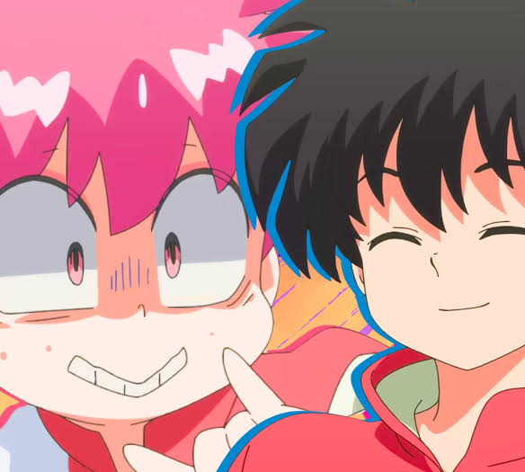 Ranma 1/2 promotional image with characters standing in dynamic poses