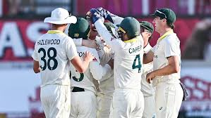 Josh Hazlewood celebrates a wicket during the Durban Test
