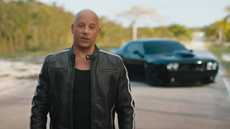 Fast and Furious franchise logo on a racetrack