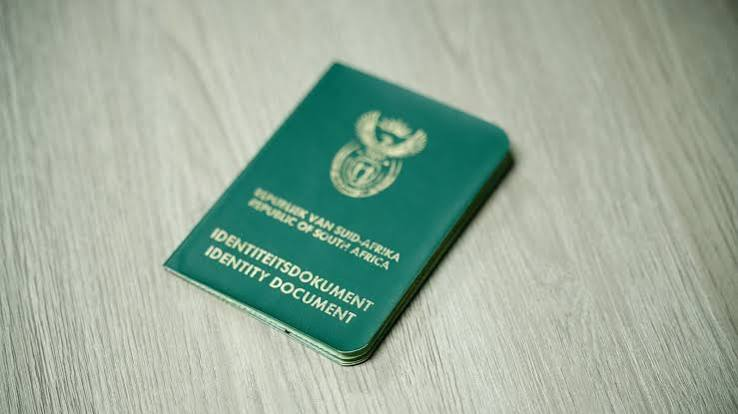 Screenshot of MyMzansi Digital ID app showing profile and QR share feature