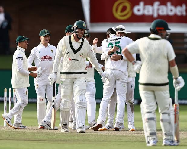 Cricket stumps and ball at St George's Park, Gqeberha