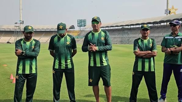 Pakistan Under 17s squad assembled at Multan Cricket Stadium