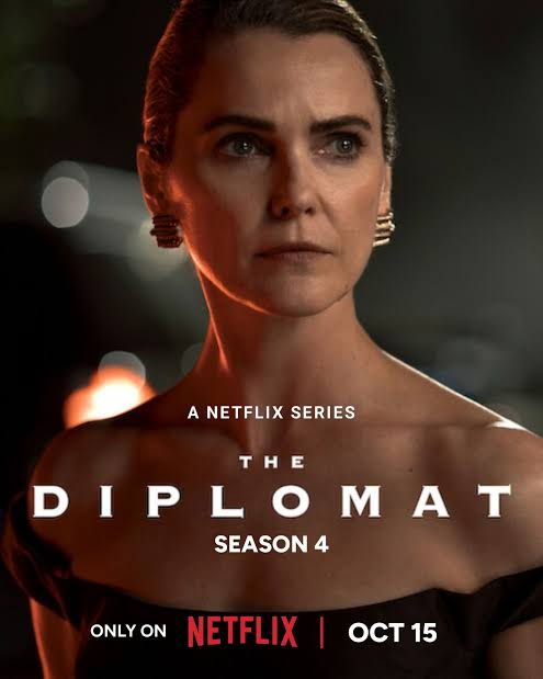 Keri Russell as Ambassador Kate Wyler in The Diplomat season 4