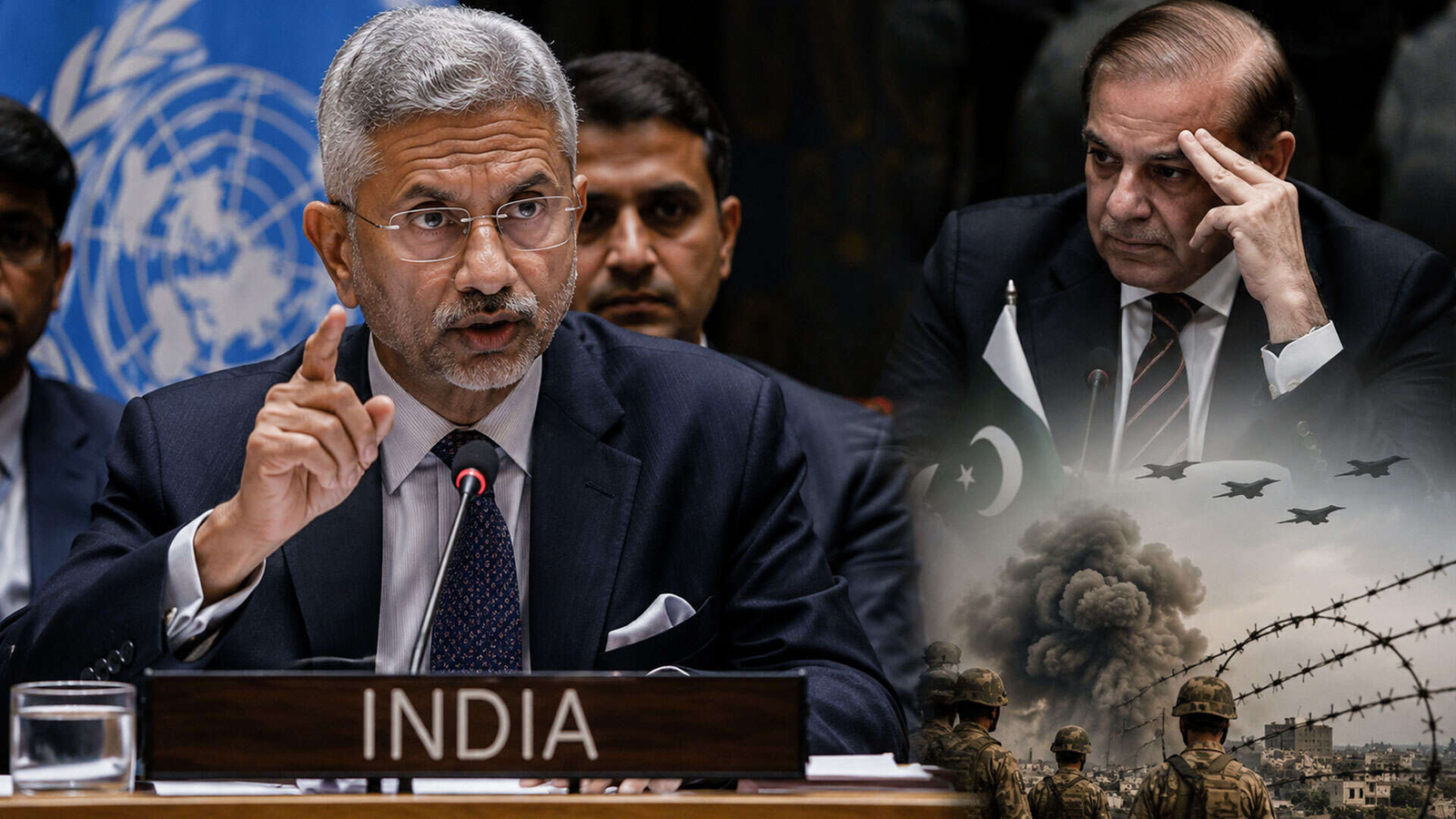 Indian diplomat speaking at the United Nations General Assembly