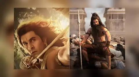 Poster for Ramayana film with Ranbir Kapoor